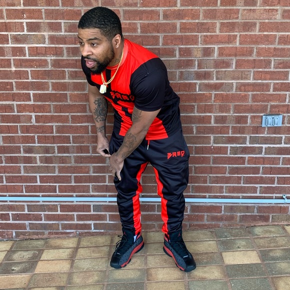 Bred Inc chunky logo tapered joggers - Picture 3 of 3